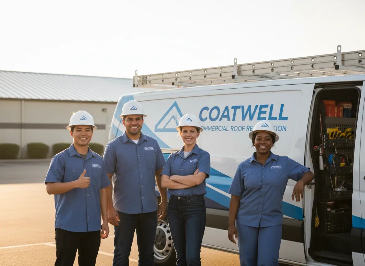 Commercial roof coating company in Victoria, KS